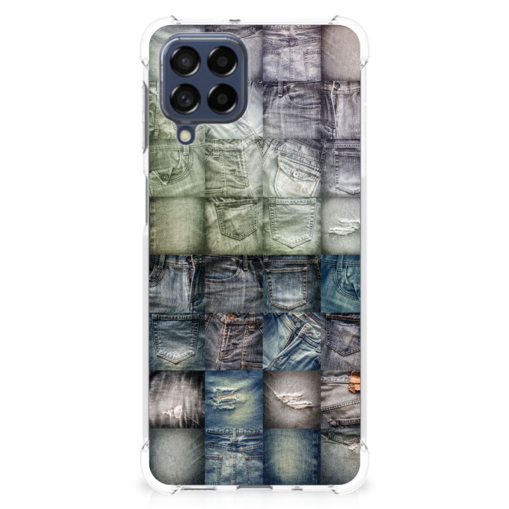 Anti Shock Bumper Case Samsung Galaxy M53 Spijkerbroeken B2C Telecom