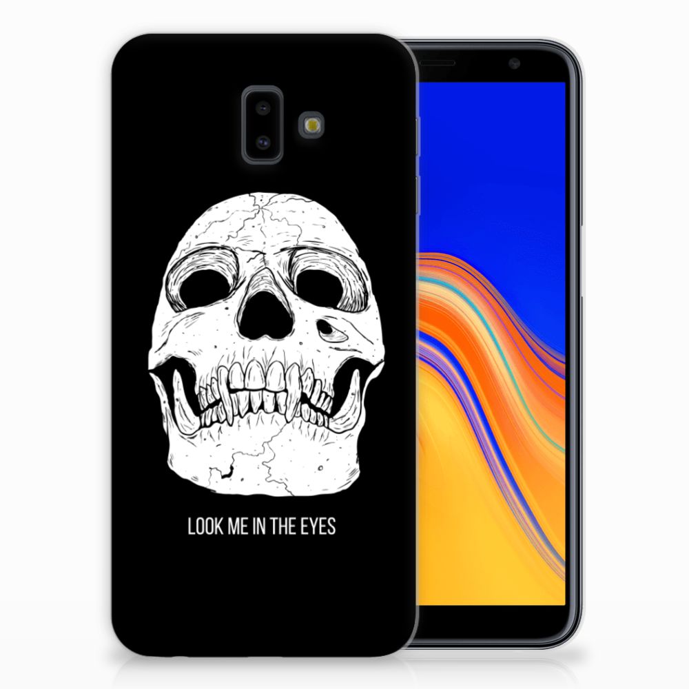 Silicone Back Case Samsung Galaxy J6 Plus (2018) Skull Eyes