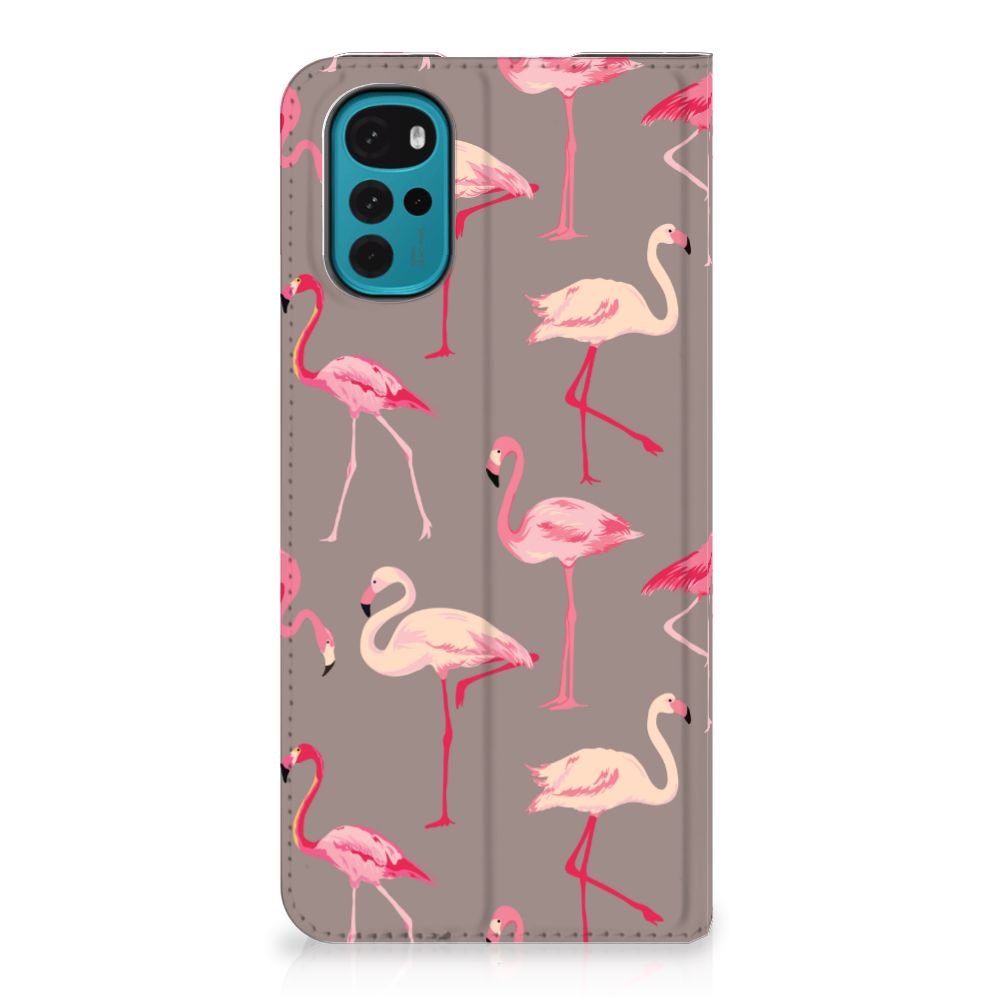 Motorola Moto G22 Hoesje maken Flamingo - B2C Telecom