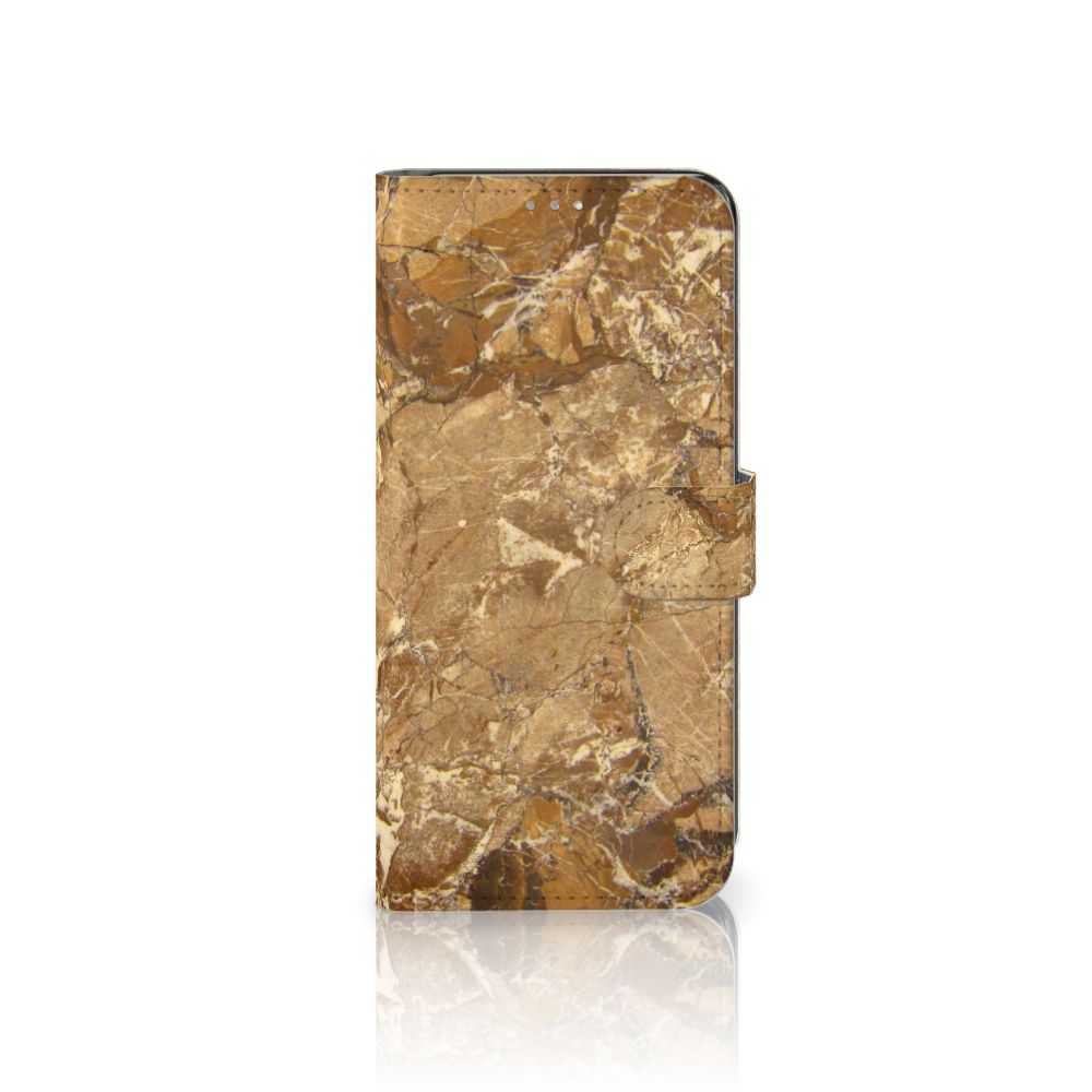 OnePlus Nord N100 Bookcase Marmer Creme met luxe marmer design voor optimale bescherming.