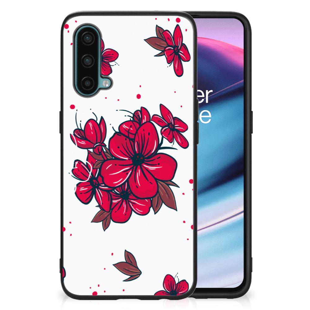 OnePlus Nord CE 5G Bloemen Hoesje Blossom Red