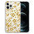 iPhone 12 Pro Max Case Gouden Bloemen B2C Telecom