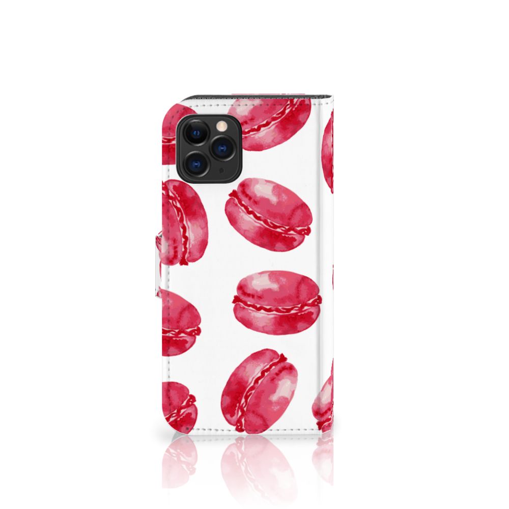 Apple iPhone 11 Pro Book Cover Pink Macarons