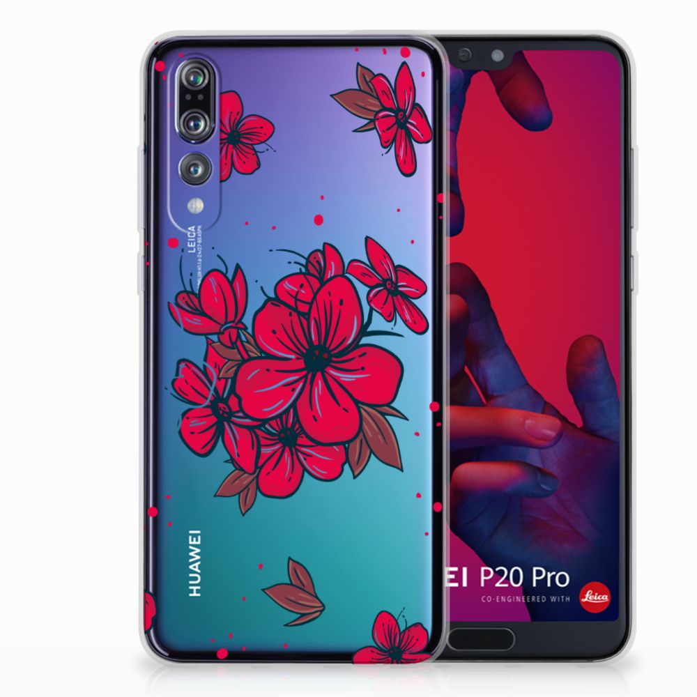 Huawei P20 Pro TPU Case Blossom Red