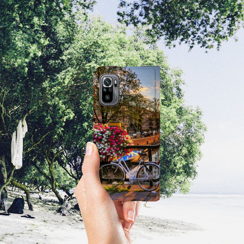 Xiaomi Redmi Note 10/10T 5G | Poco M3 Pro Book Cover Amsterdamse Grachten - B2C Telecom