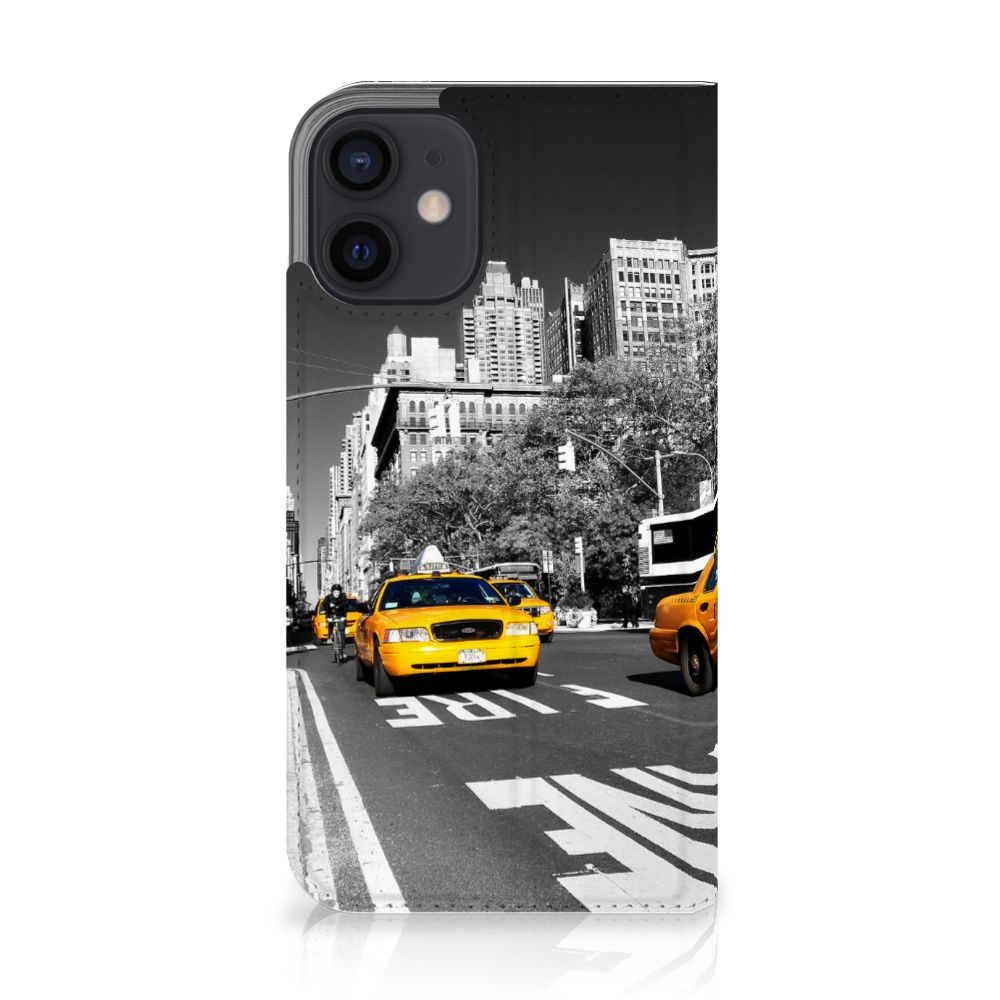 iPhone 12 Mini Book Cover New York Taxi - B2C Telecom