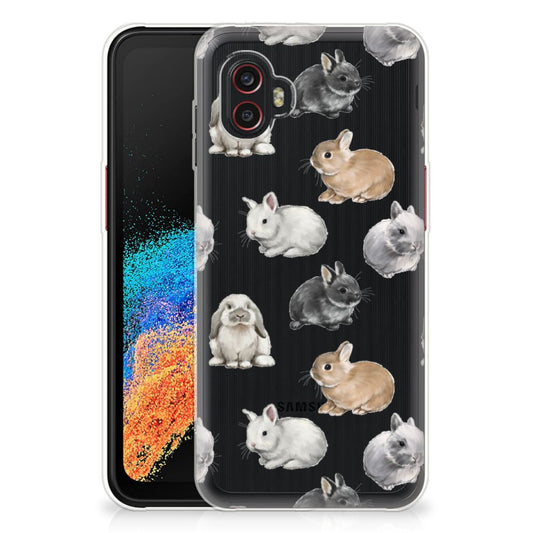 TPU Hoesje voor Samsung Galaxy Xcover 6 Pro Konijntjes