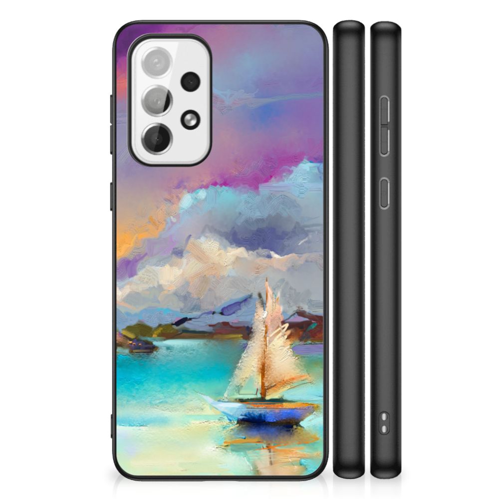 Kleurrijke Telefoonhoesje Samsung Galaxy A73 Boat B2C Telecom