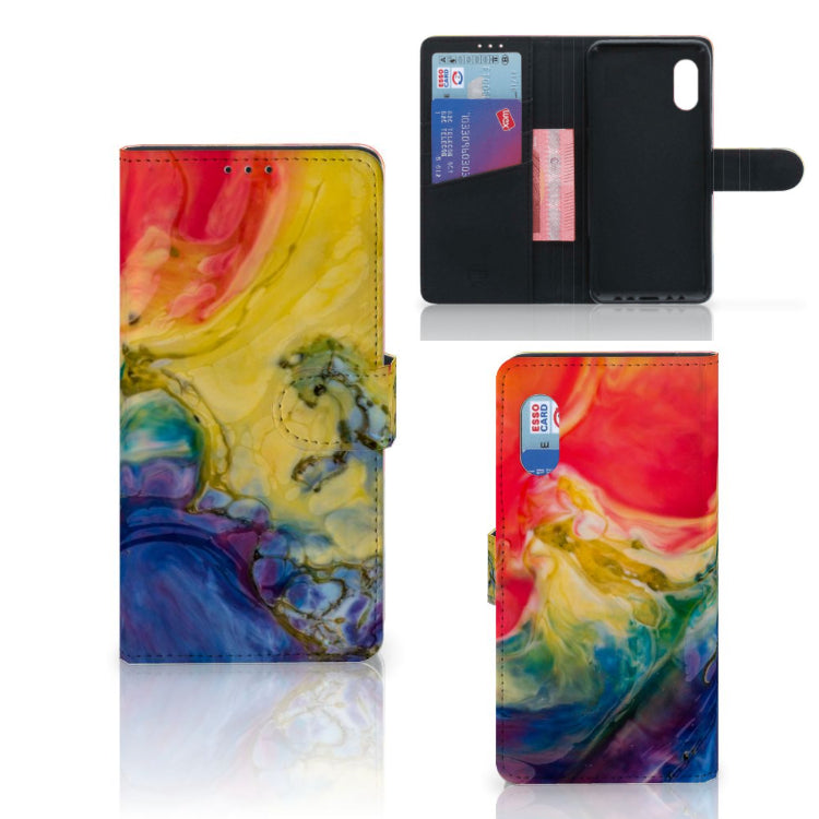 Hoesje Samsung Xcover Pro Watercolor Dark