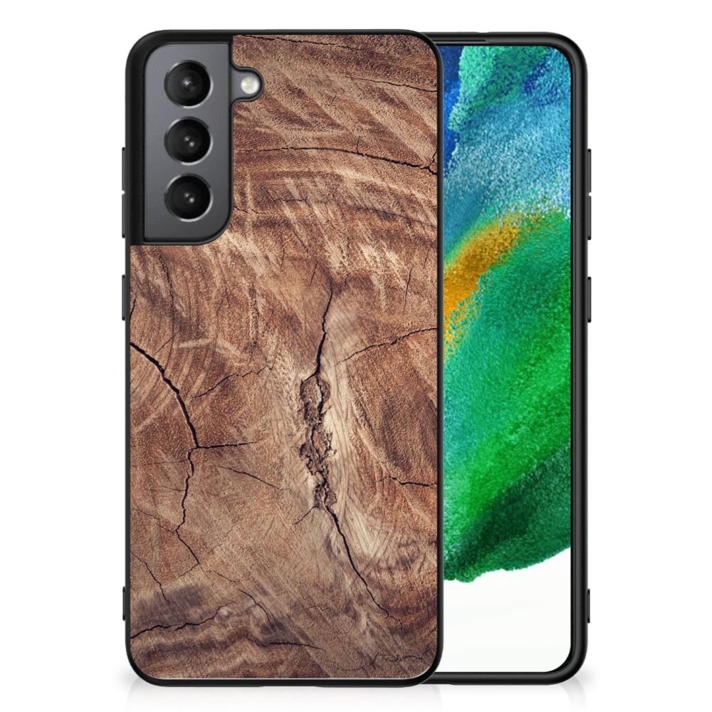 Samsung Galaxy S21FE Houten Print Telefoonhoesje Tree Trunk