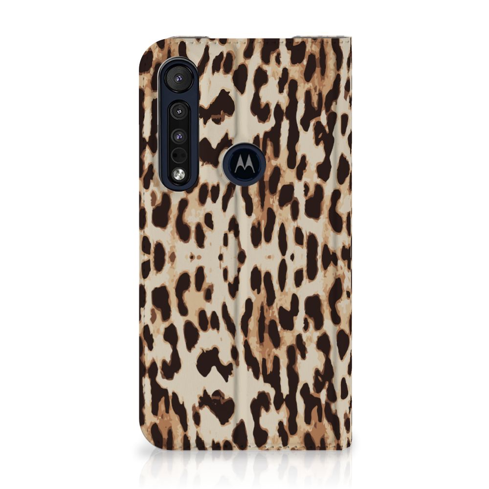 Motorola G8 Plus Hoesje maken Leopard - B2C Telecom