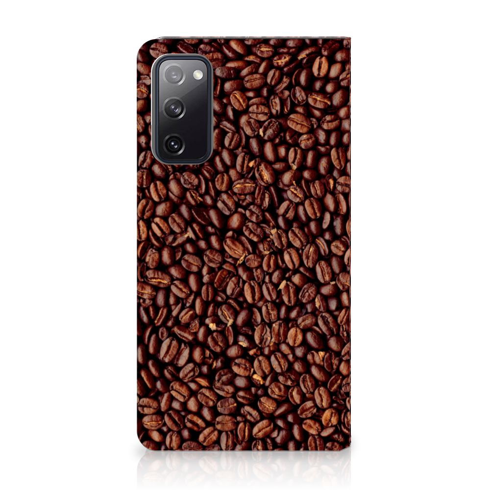 Samsung Galaxy S20 FE Flip Style Cover Koffiebonen - B2C Telecom