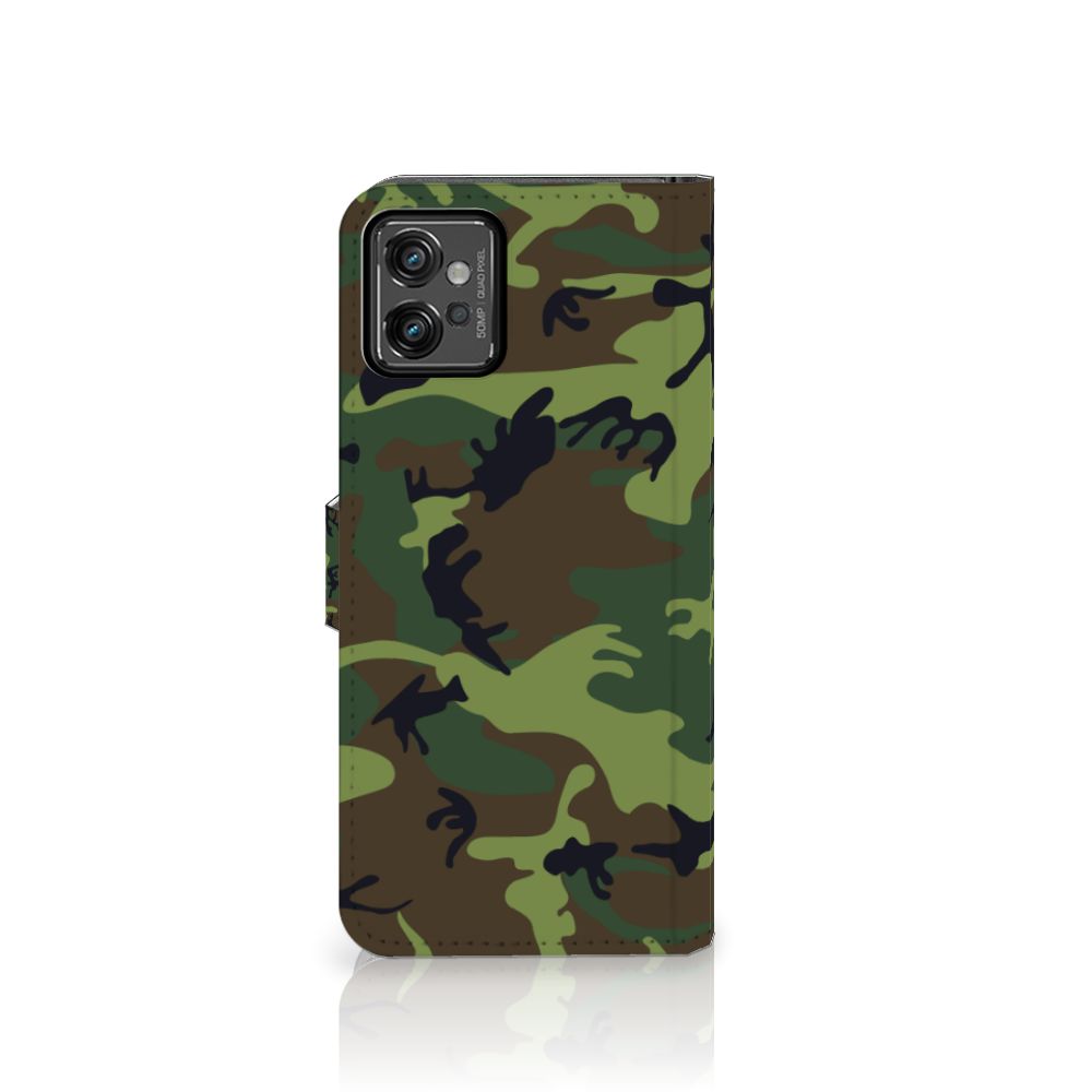 Motorola Moto G32 Telefoon Hoesje Army Dark