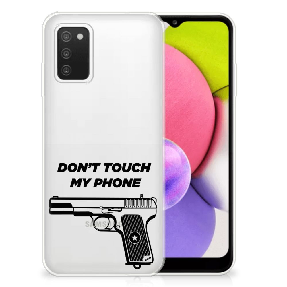 Samsung Galaxy A03S Silicone-hoesje Pistol DTMP B2C Telecom