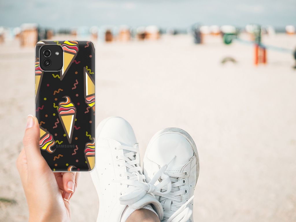Samsung Galaxy A03 Siliconen Case Icecream B2C Telecom