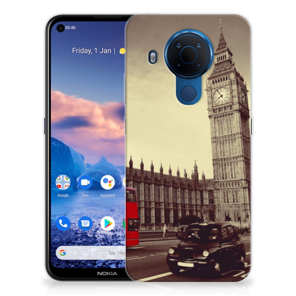 Nokia 5.4 Siliconen Back Cover Londen