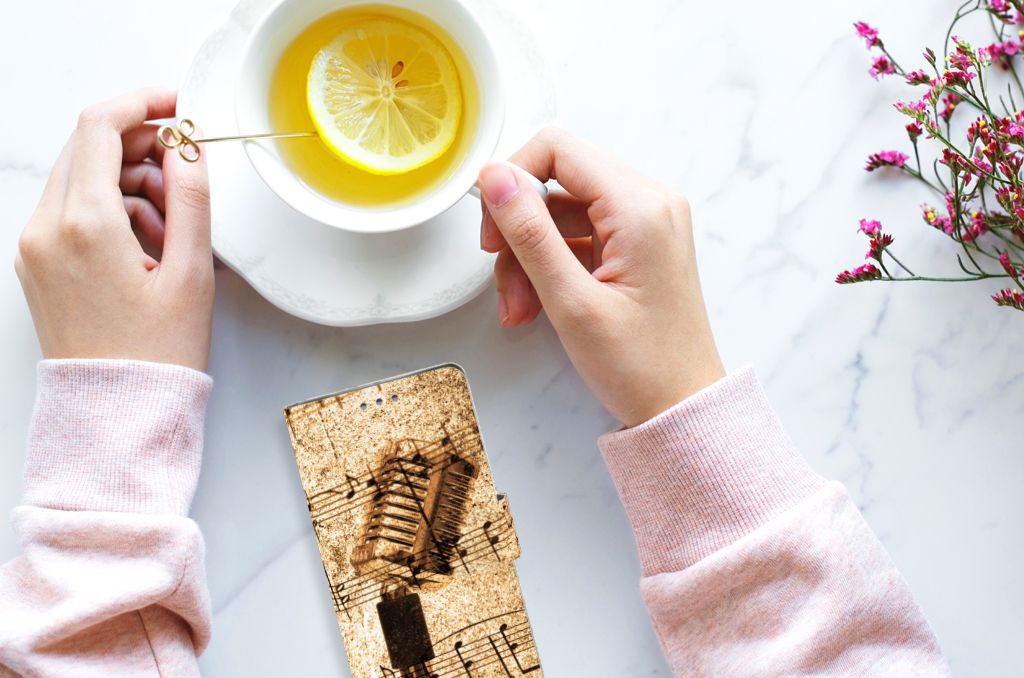 Sony Xperia XZ1 Telefoonhoesje met foto Bladmuziek