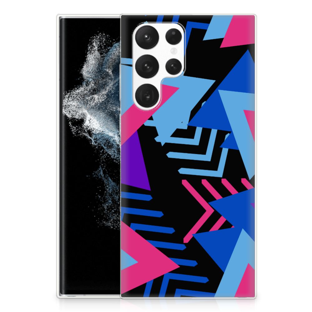 Samsung Galaxy S22 Ultra TPU Hoesje Funky Triangle B2C Telecom