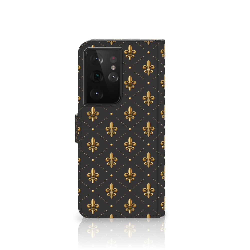 Samsung Galaxy S21 Ultra Telefoon Hoesje Franse Lelie