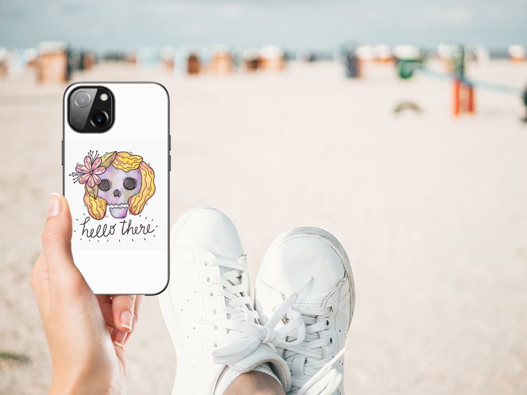 Telefoonhoesje Apple iPhone 13 Boho Skull B2C Telecom