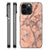 iPhone 15 Pro Max Marmeren Print Telefoonhoesje Marmer Oranje B2C Telecom
