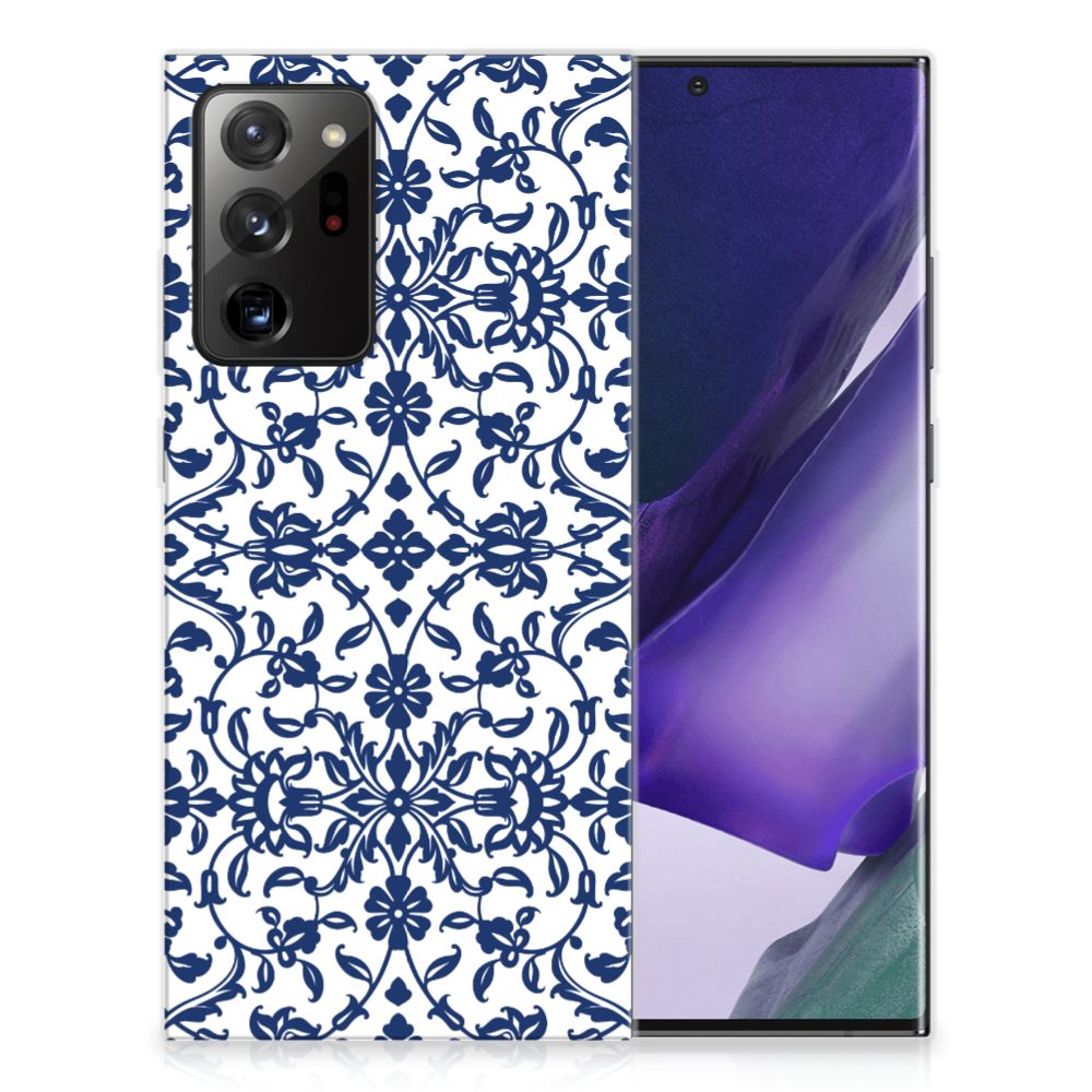 Samsung Galaxy Note20 Ultra TPU Case Flower Blue B2C Telecom