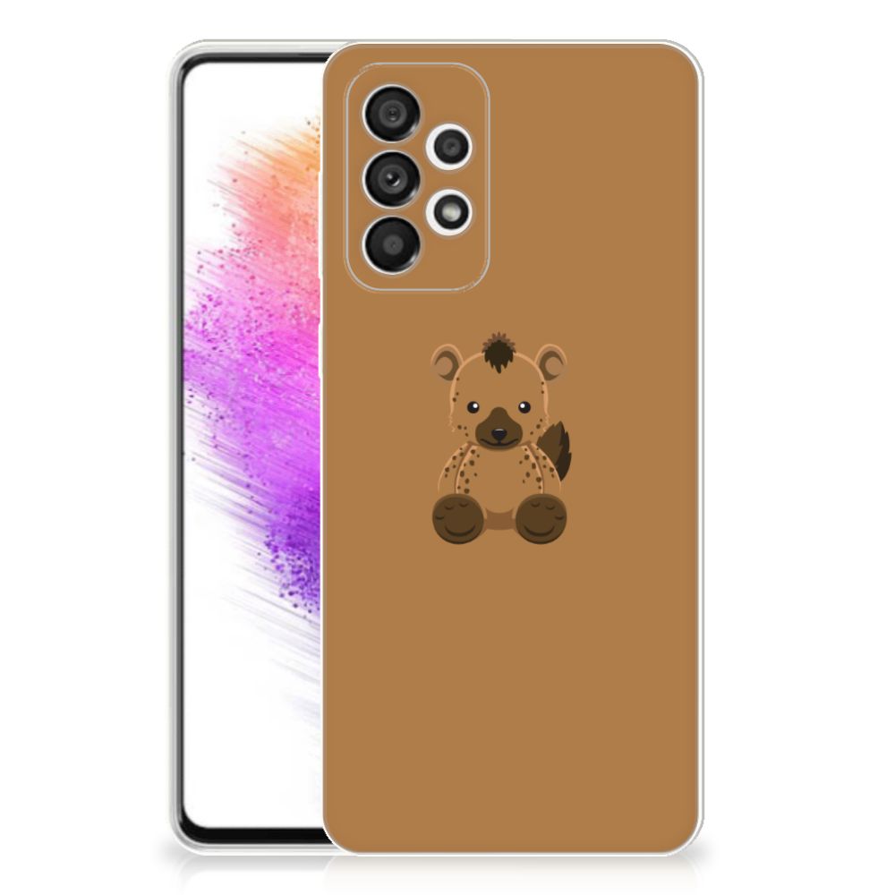 Samsung Galaxy A73 5G Telefoonhoesje met Naam Baby Hyena B2C Telecom