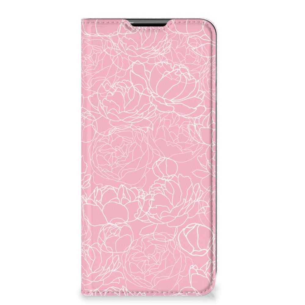 Samsung Galaxy A32 5G Smart Cover White Flowers - B2C Telecom