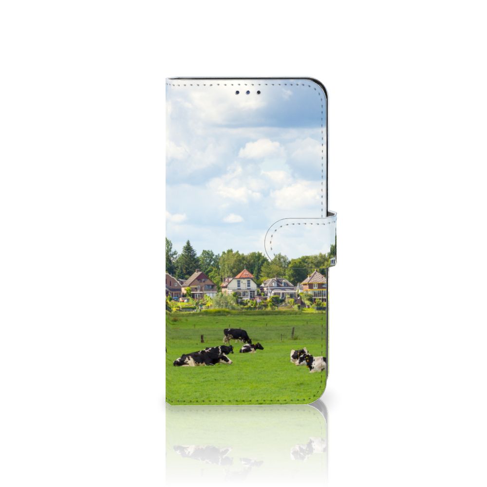 Motorola Moto G22 Telefoonhoesje met Pasjes Koeien