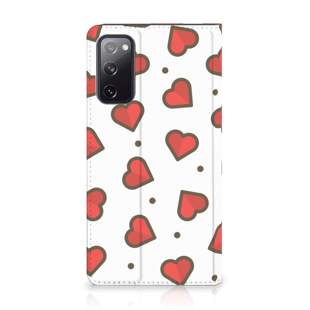 Samsung Galaxy S20 FE Hoesje met Magneet Hearts - B2C Telecom