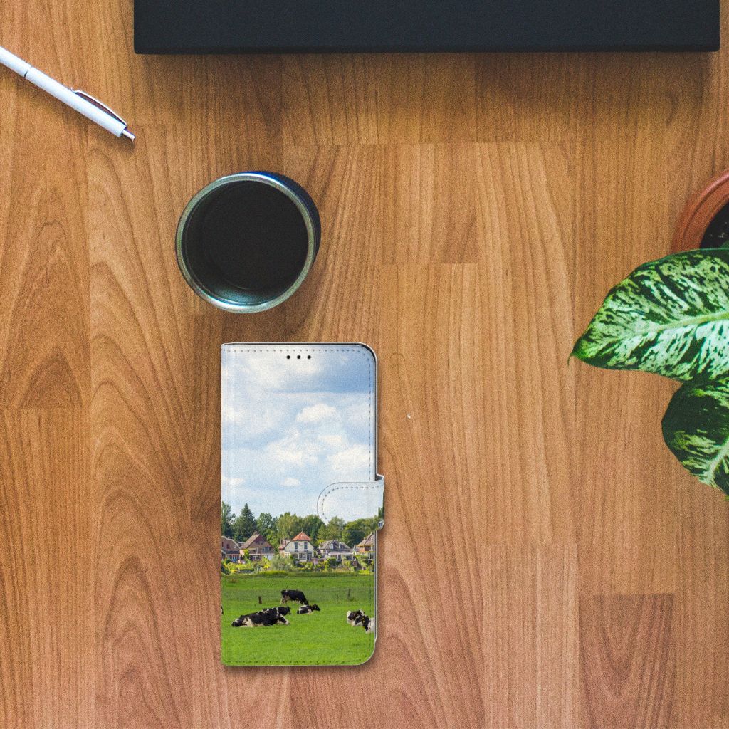 Samsung Galaxy S21 Ultra Telefoonhoesje met Pasjes Koeien