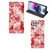 Mobiel BookCase Motorola Moto G100 Angel Skull Rood