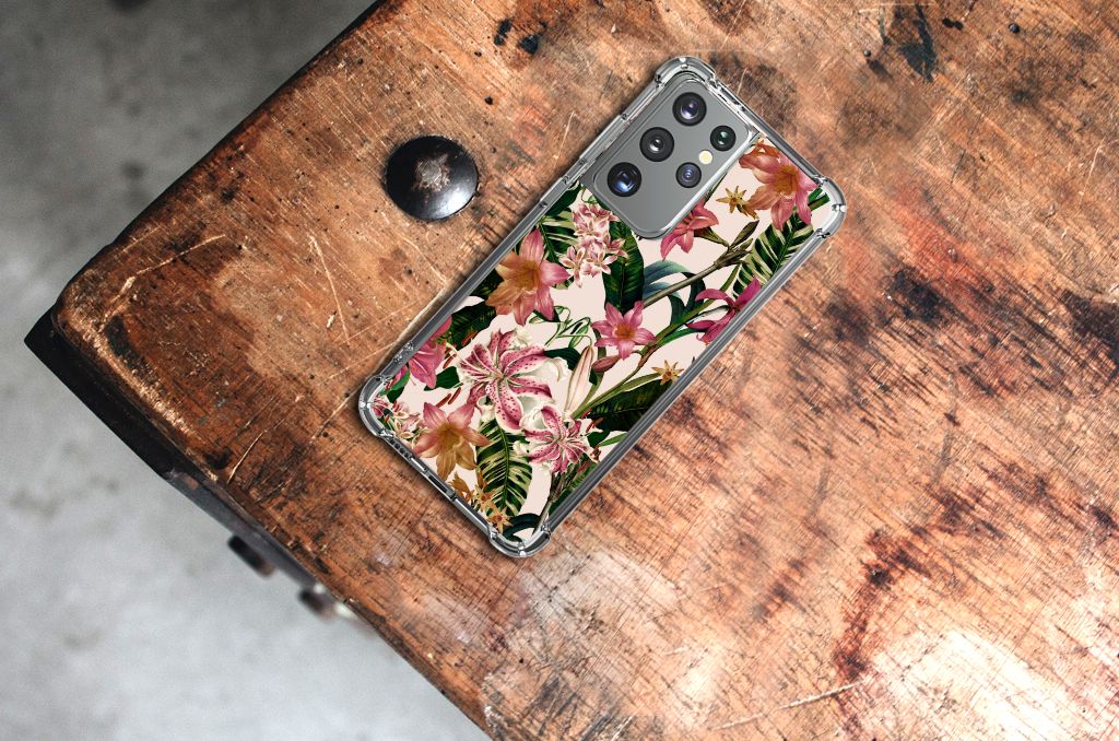 Samsung Galaxy S21 Ultra Case Flowers B2C Telecom