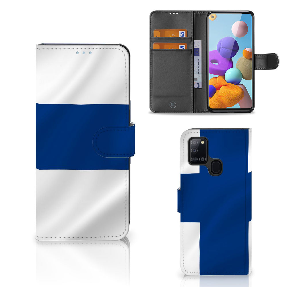 Samsung Galaxy A21s Bookstyle Case Finland