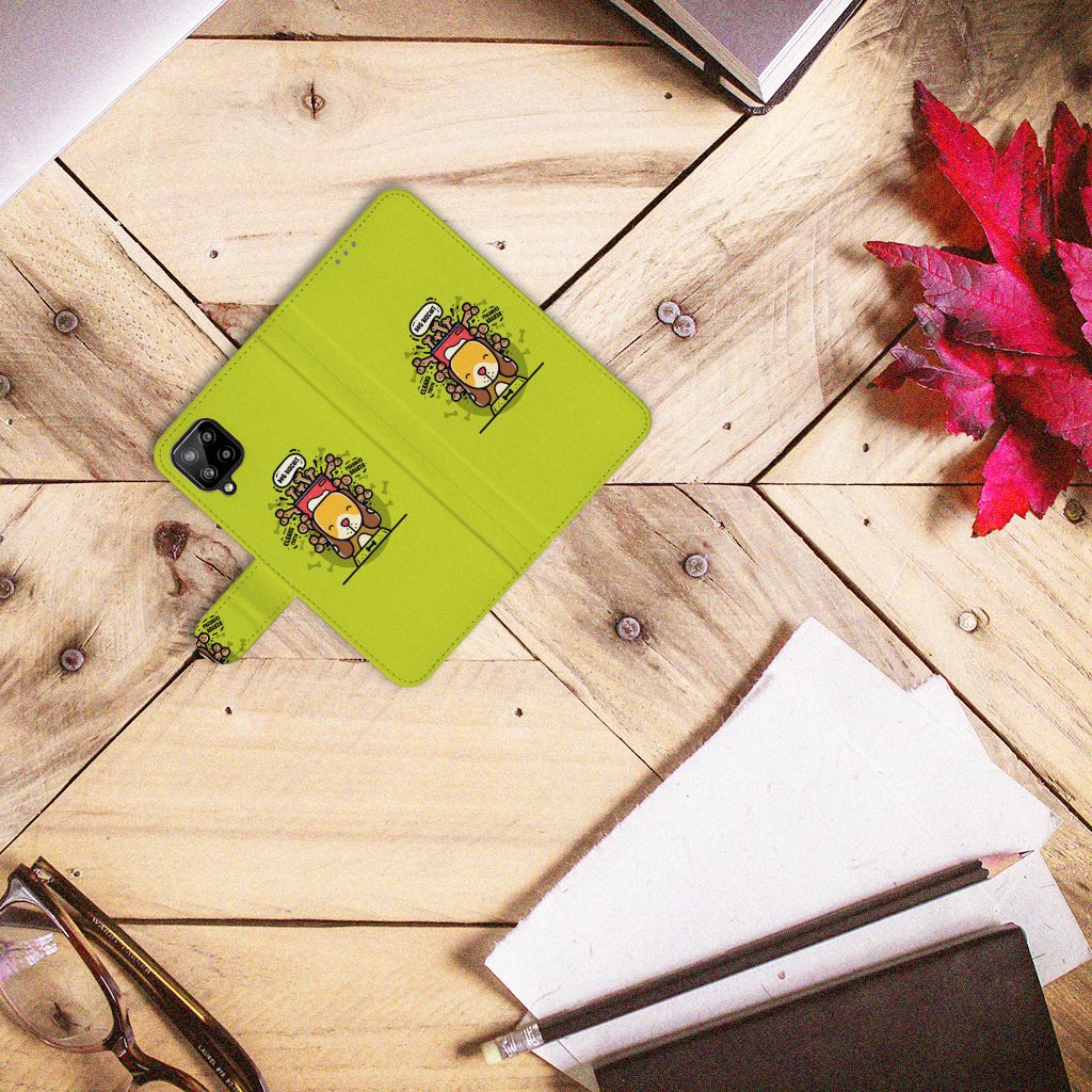 Samsung Galaxy A12 Leuk Hoesje Doggy Biscuit