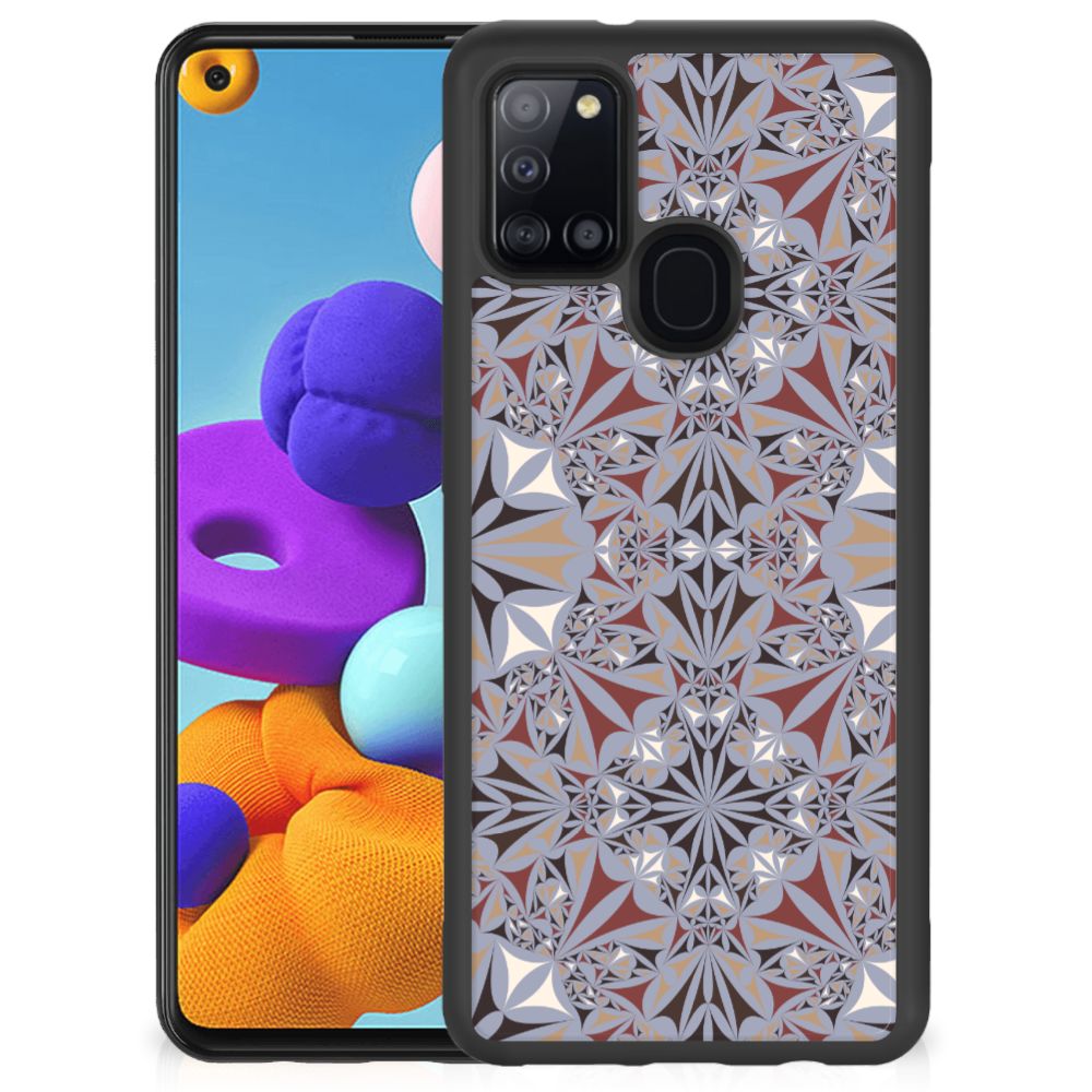 Samsung Galaxy A21s Gripcase Flower Tiles