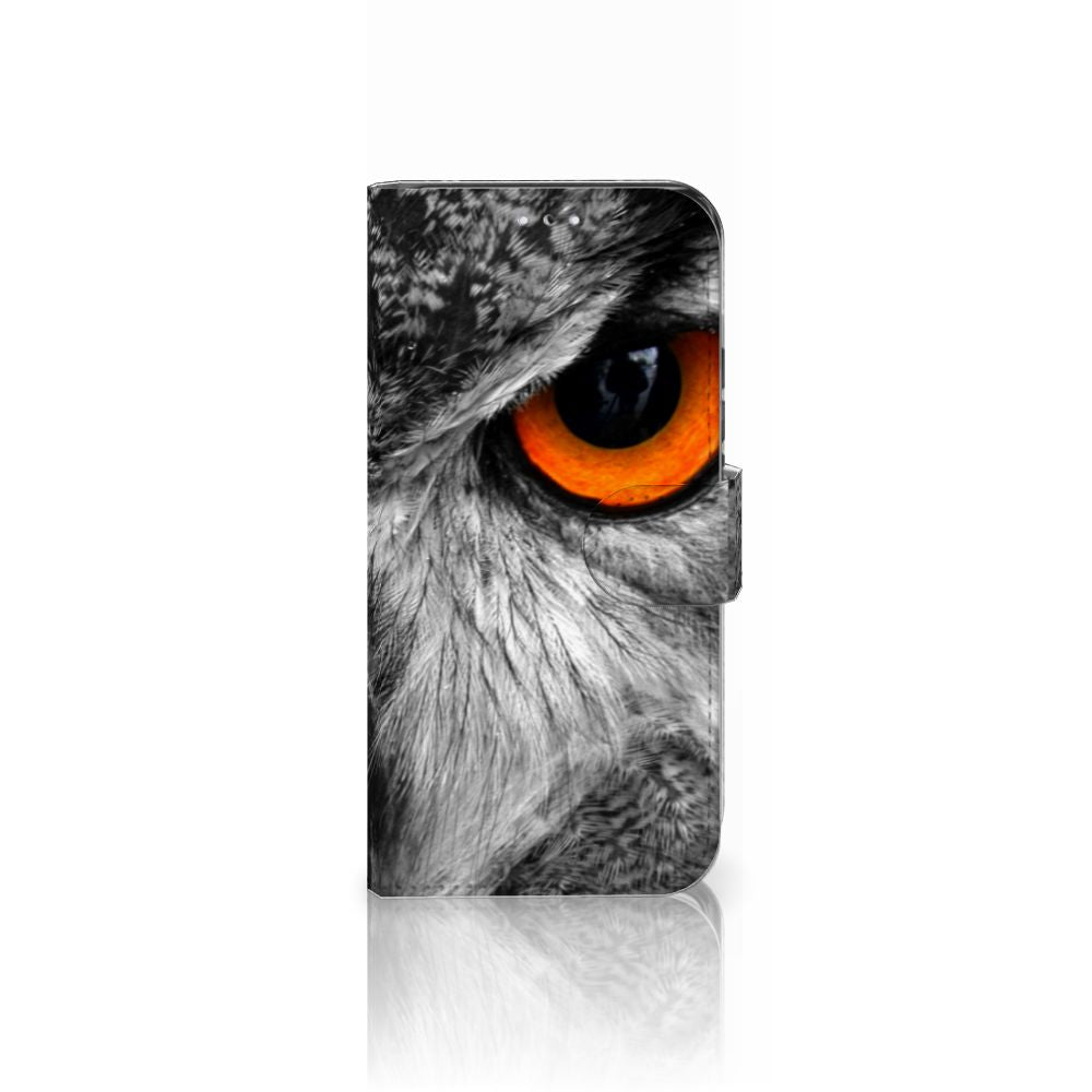 Samsung Galaxy S22 Telefoonhoesje met Pasjes Uil