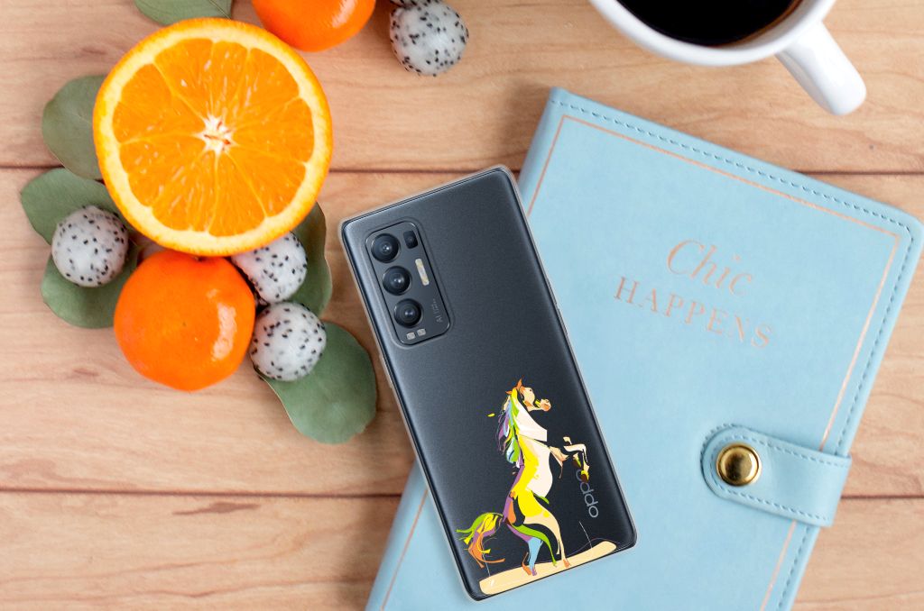 OPPO Find X3 Neo Telefoonhoesje met Naam Horse Color B2C Telecom