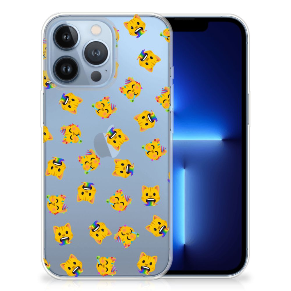 TPU bumper voor Apple iPhone 13 Pro Katten Emojis B2C Telecom