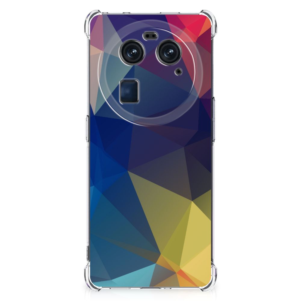 OPPO Find X6 Shockproof Case Polygon Dark