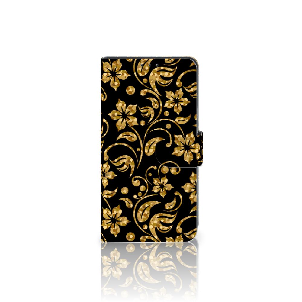 Xiaomi Mi Mix 2s Hoesje Gouden Bloemen