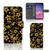 Samsung Galaxy S10e Hoesje Gouden Bloemen