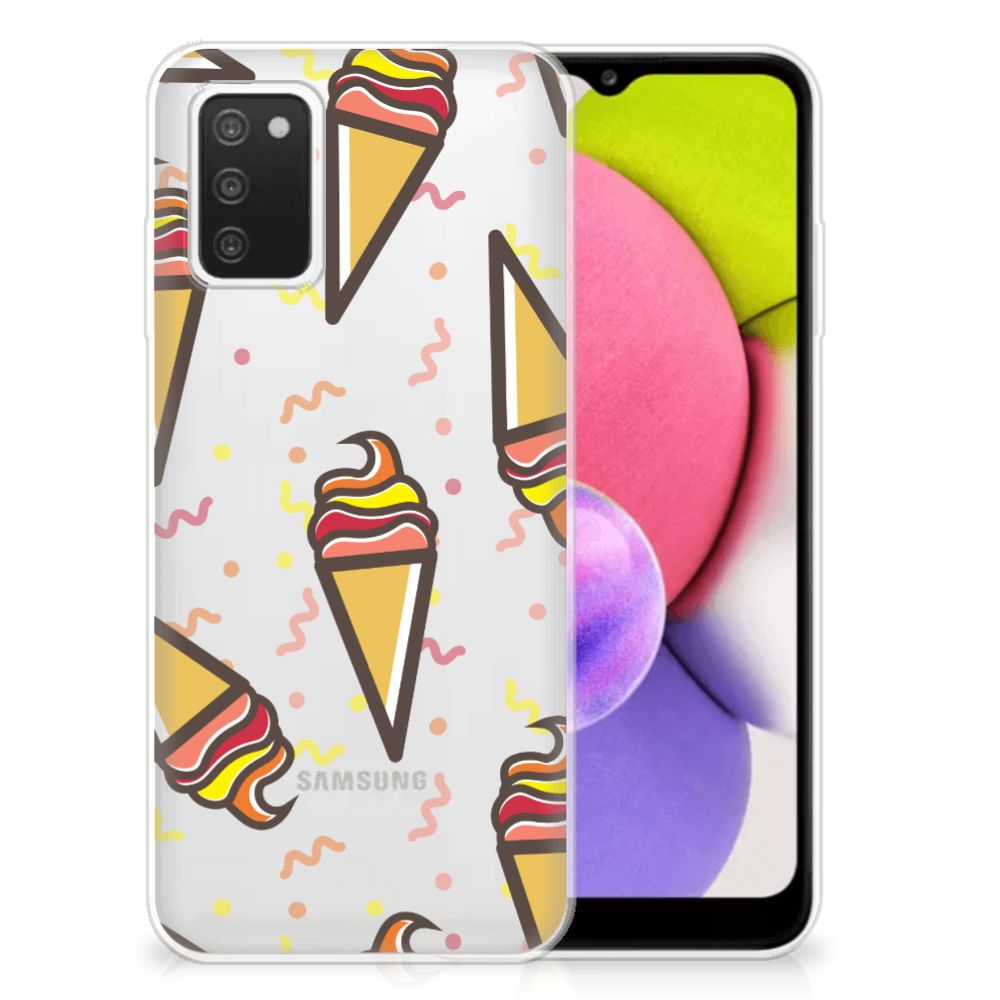Samsung Galaxy A03S Siliconen Case Icecream B2C Telecom