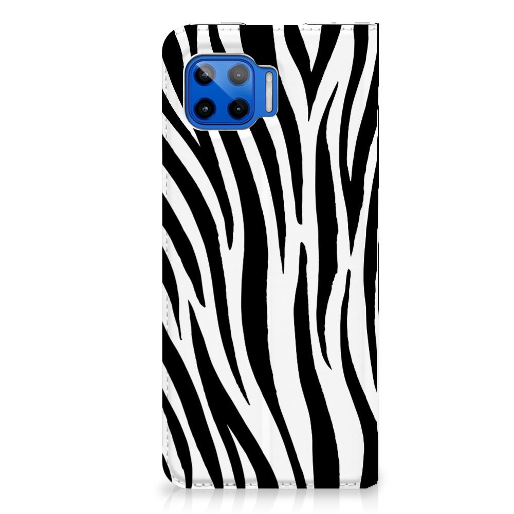 Motorola Moto G 5G Plus Hoesje maken Zebra - B2C Telecom