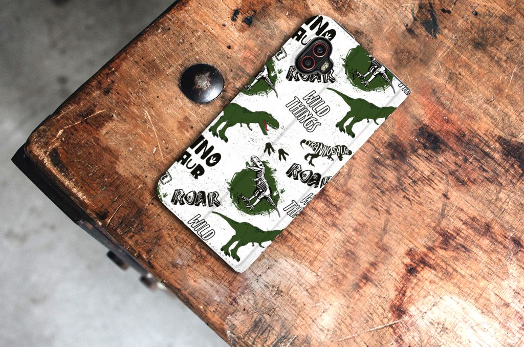 Hoesje maken voor Samsung Galaxy Xcover 6 Pro Dinosaurus - B2C Telecom