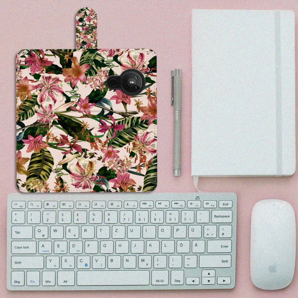 Nokia 5.3 Hoesje Flowers