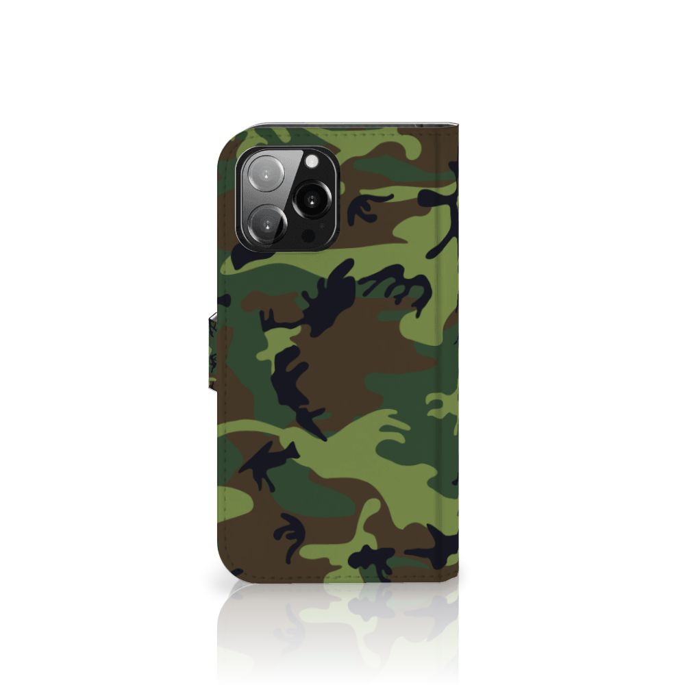iPhone 13 Pro Max Telefoon Hoesje Army Dark