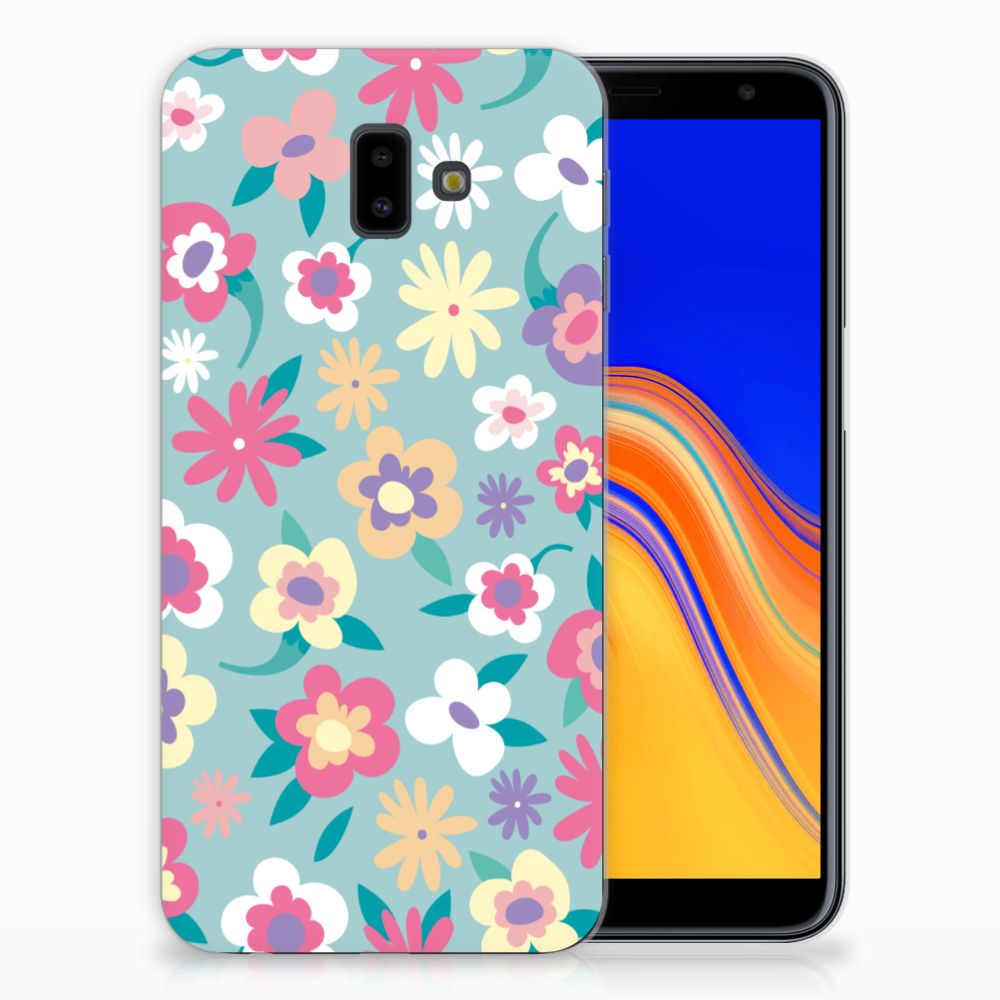 Samsung Galaxy J6 Plus (2018) TPU Case Flower Power
