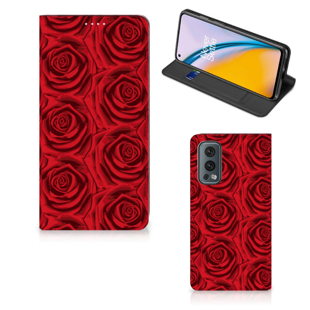 OnePlus Nord 2 5G Smart Cover Red Roses