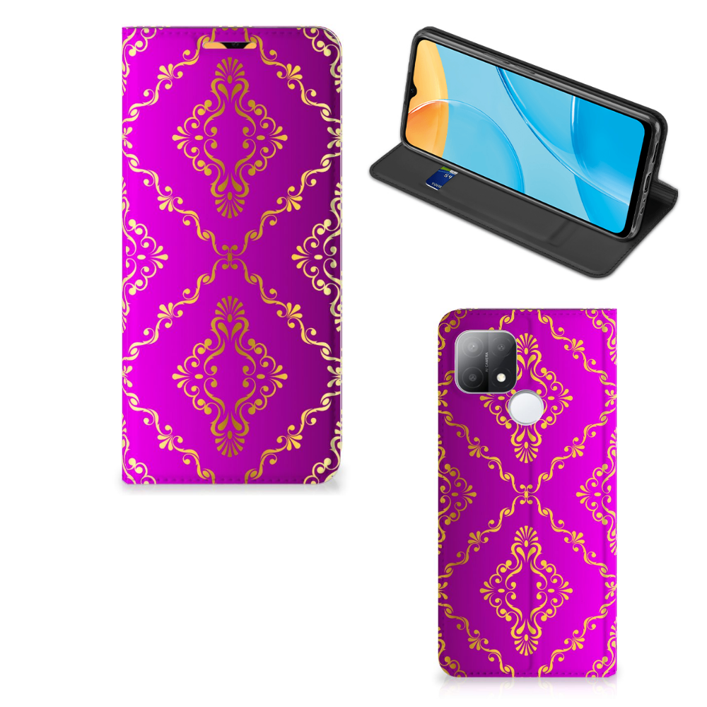 Telefoon Hoesje OPPO A15 Barok Roze - B2C Telecom